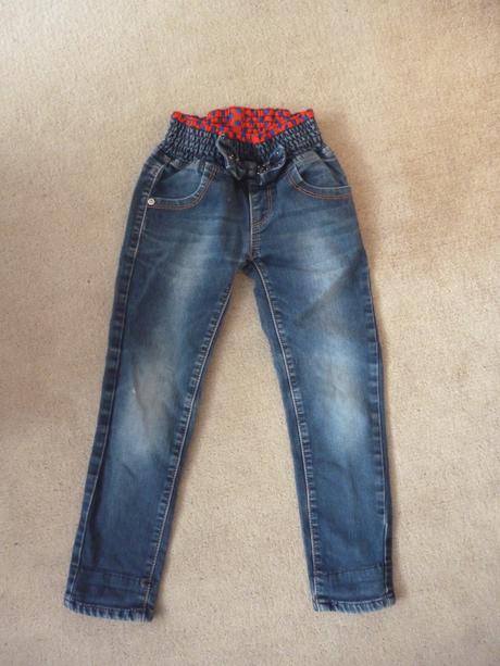 Dívčí džínové kalhoty, 122
