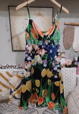 Květinové šaty oodji, s