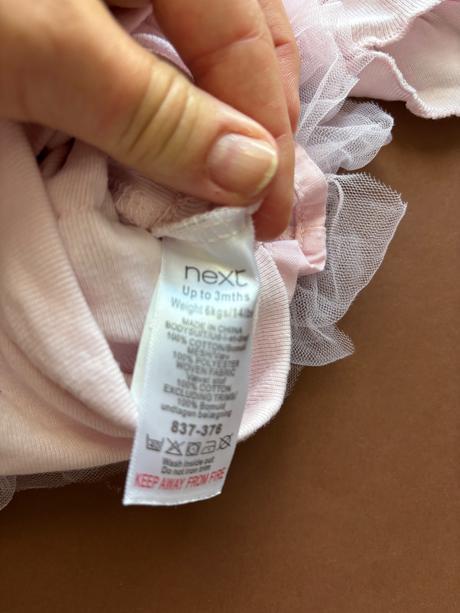 Krásné růžové body zn. next - v.3 měsíce, next,62