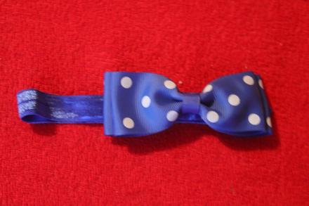 Dívčí čelenka s mašličkou,