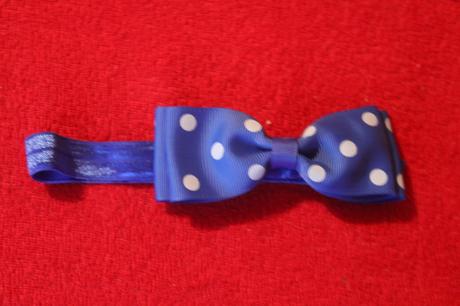 Dívčí čelenka s mašličkou,