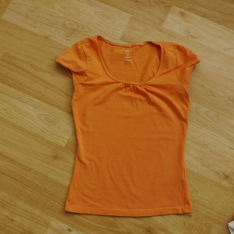 Oranzove tricko xs h&m, h&m,xs