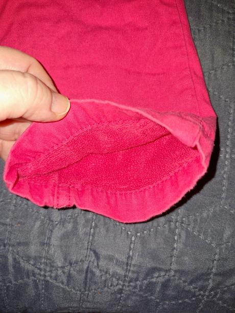 Růžové zateplené kalhoty zn. lupilu vel. 104, lupilu,104