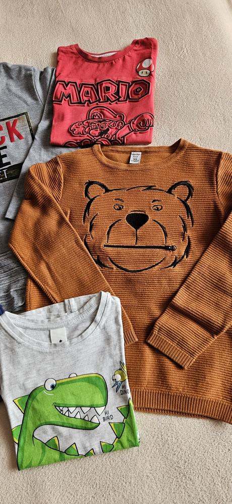 Chlapecký mix 122/128 (roláky, trička, mikinka), 122–134