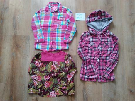 3 x košile, vel 110/116, kenzo, caa, miss-e-vie, c&a,110