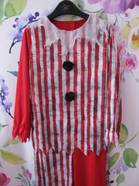 Kostým - elastický overal šašek, klaun,