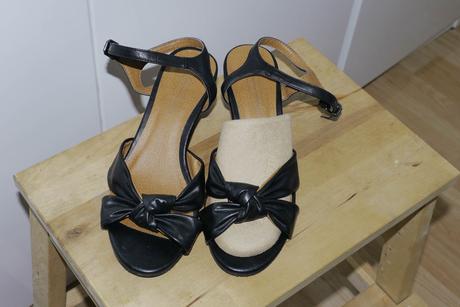 Dorothy perkins sandaly cerne na klinku 36-37, 37