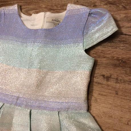 Slavnostní třpytkaté lesknoucí šaty, evie angel,110