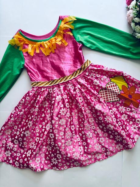 An14/ kostym šaty strašák - v.5/6 let,