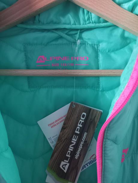 Dívčí prošívaný kabát alpine pro, vel. 152/158, alpine pro,152 / 158