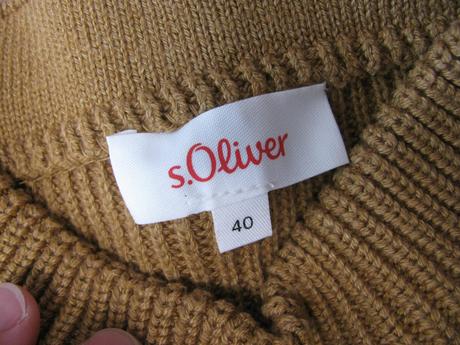 Dámský hnědý svetr se stojáčkem s.oliver, s.oliver,40