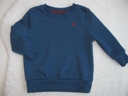 Tmavě nová modrá bavlněná mikina, george,86