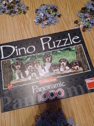 Puzzle pejsci panorama,