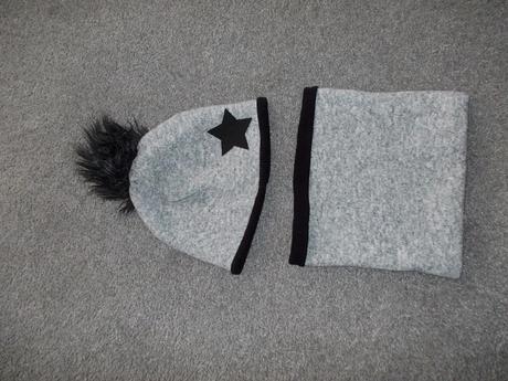 Zimní čepice + nákrčník, vel. 146/152, 146