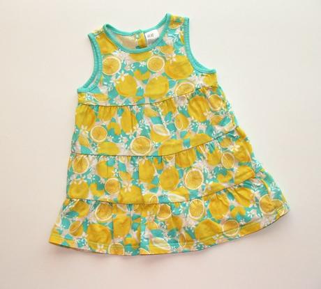 P515 letní šaty/ blůzka vel. 80, h&m,80