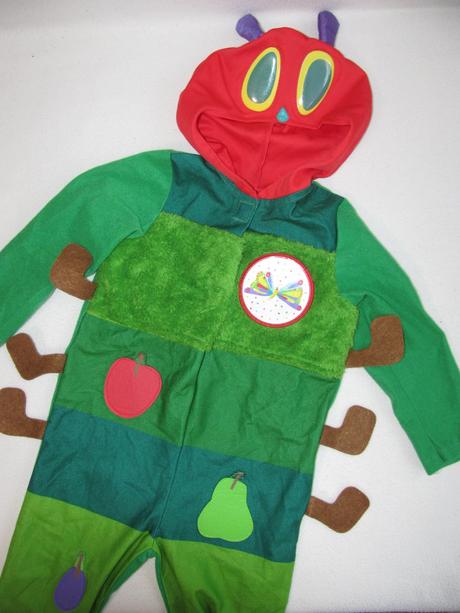 Kostým-overal s kapucí a hologramem housenka, 