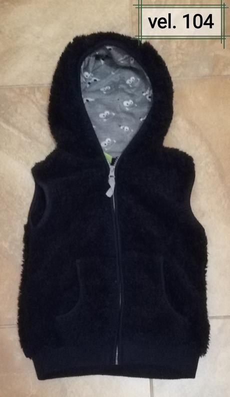 "chlupatá" heboučká měkoučká vestička, 104