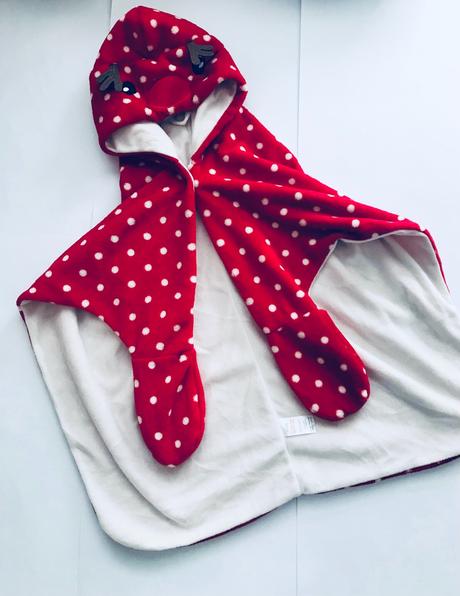 Ob/ pončo fleecové - v.2/3 roky, 98