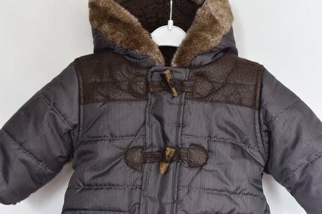 Zimní bunda vel. 3 - 6 m, nutmeg,68