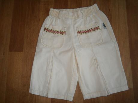 Pěkné kalhoty později i 3/4 kalhoty,vel.74/80 , 80