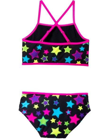 Dívčí hvězdičkové plavky sportovní vel. 164/170, bonprix,164 / 170