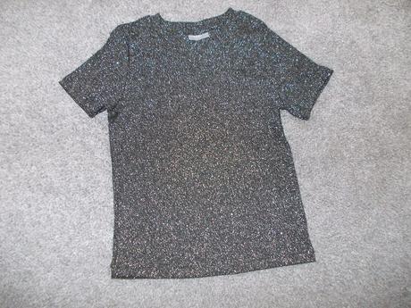 Riflová / džínová sukně s laclem, vel.158, 158