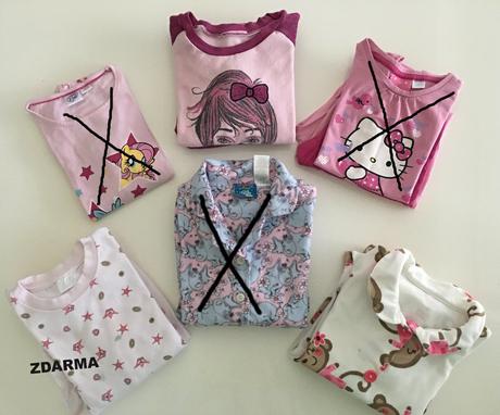 Dívčí pyžama (5 - 6 let), 110