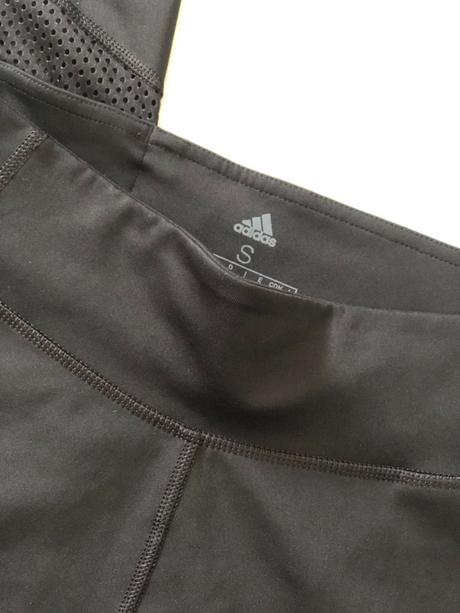 Černé climalite kratší legíny, adidas,s