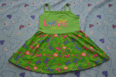 Letní šaty zástěrka do školky, 116