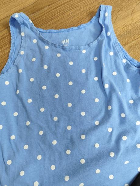 Tričko / tílko 4x - vel. 122/128, h&m,122