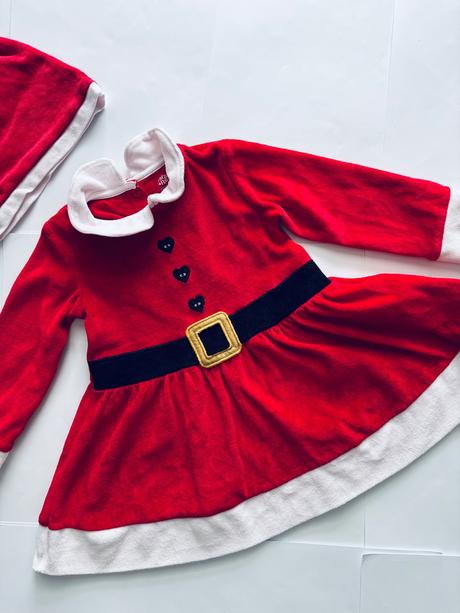 Vánoční šaty santy - v.12/18 měs zn. f&f, 86