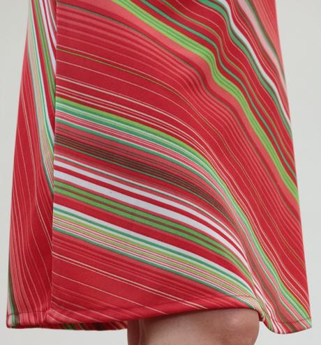 Retro sukně se šikmými pruhy vel.s, s