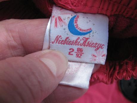 Dívčí sytě růžové oteplovačky, 92