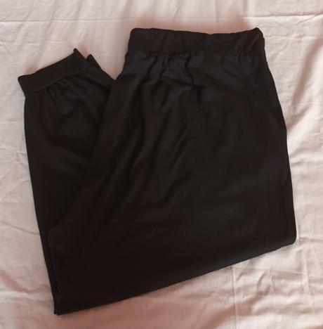 Dámské letní kalhoty černé esmara, esmara,xxl