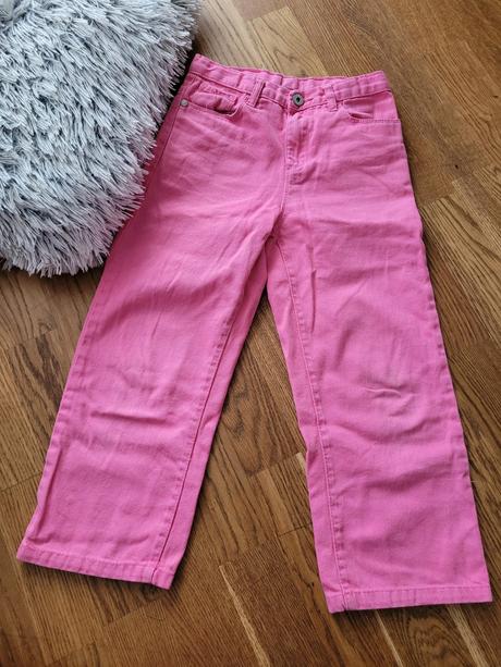 Džínové široké kalhoty vel. 134, 134
