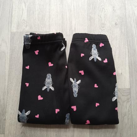 Dívčí zateplené legíny, 80