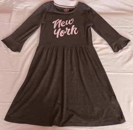 Šedé šaty 3/4 rukáv pepperts, pepperts,158