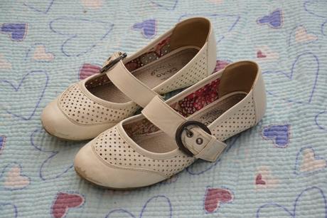 35 36 bílé balerínky camo 22,5-23cm, camo,35