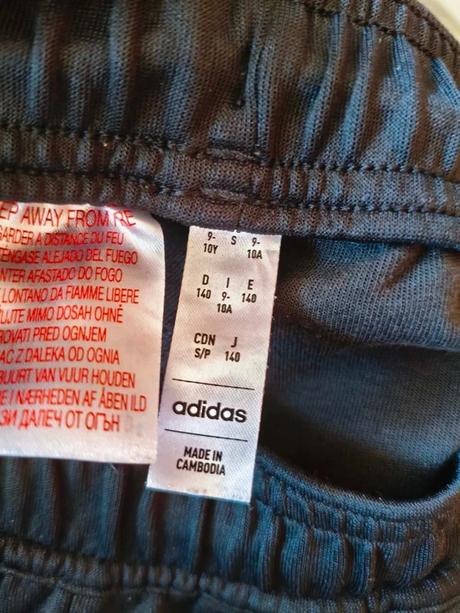 Tepláky slabé chlapecké adidas, adidas,134 / 140