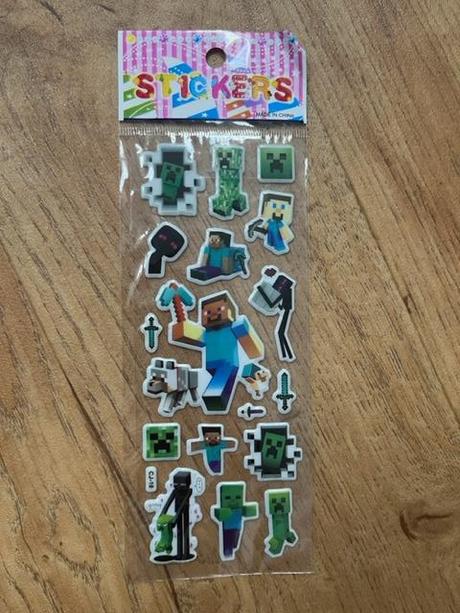 Samolepky minecraft,