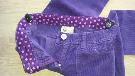 Fialové manšestráky john lewis girl vel. 110, john lewis,110