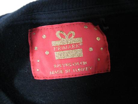 Krásná černá vánoční mikina s flitry/unisex, 134