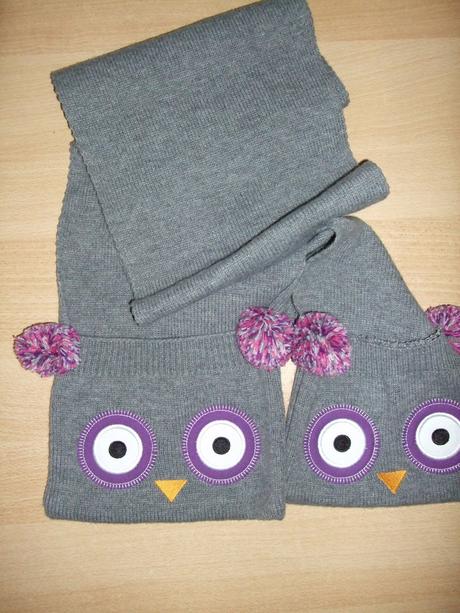 Šála sovičky s kapsami na ruky, 122