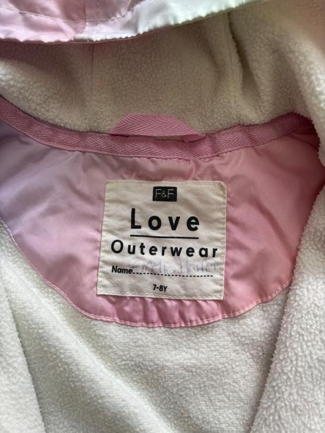 Bunda jaro/podzim duhová - v.7/8 let, f&f,128