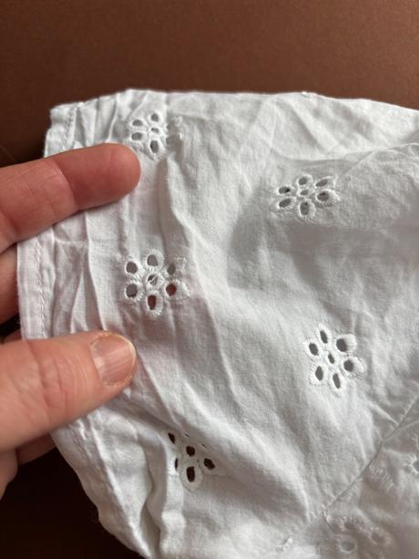Top letní s madeirou vyšíváním - v.12/13 let, primark,158