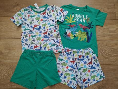 Krátká pyžama s dinosaury v.122, palomino,122