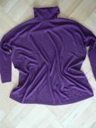 Fialový svetr- tunika, 44