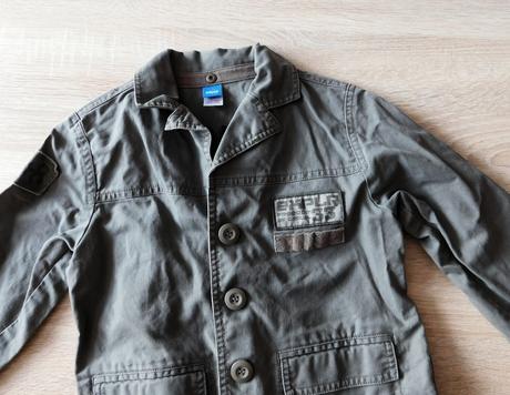 Plátěná army bunda adams vel. 104/110, adams,104