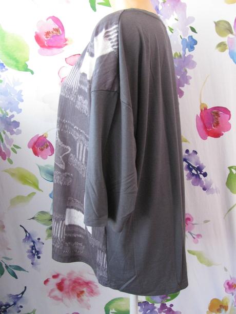 Dámská halenka s 3/4 rukávem pro velké holky, 5xl