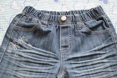 Pohodlné elastické džíny 122/128, 122